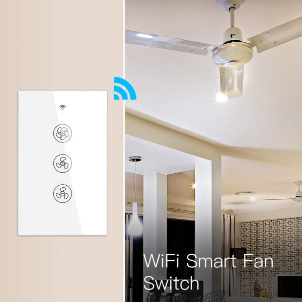 Timing Function Smart Switch For Fan Voice Control Wifi Ceiling Fan switch