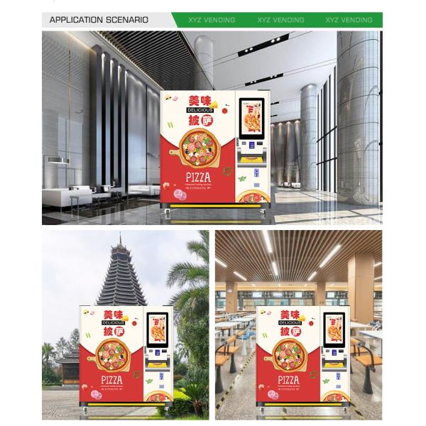 XYZ Factory Direct Metal Steel Frame 32 Inch Touch Screen Xy Elevator Fast Food Vending Pizza Machine