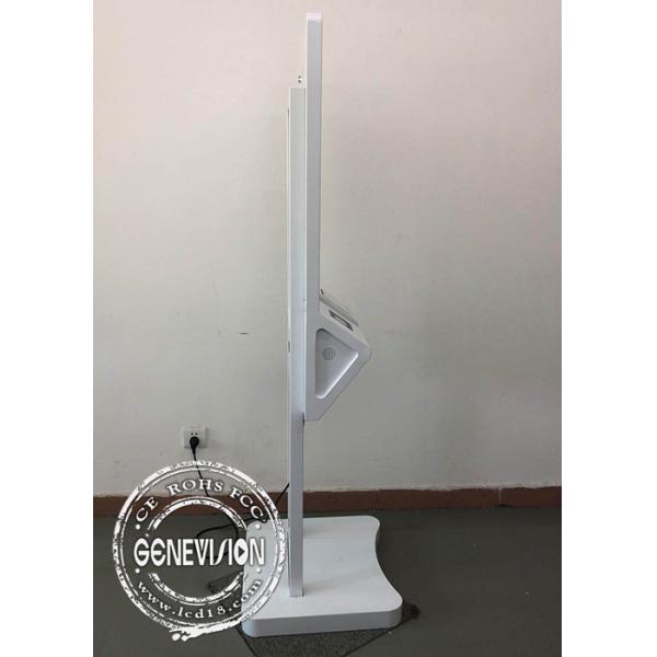 Super Thin 27 Inch Restaurant Self Service Kiosk Capacitive Touch Screen With Android 7.1 System