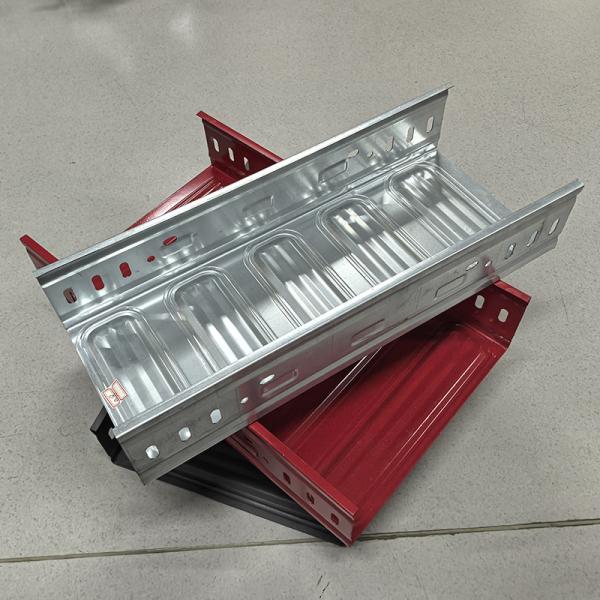 Molded Cable Tray Rectangular Shape UV Resistance 100mm-1000mm Width 1000 Lbs