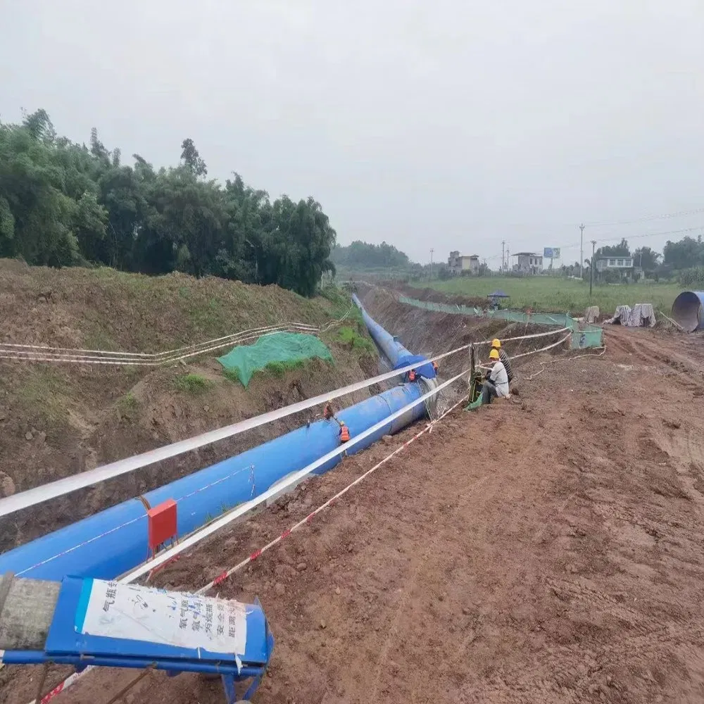 Automatic 3LPE Coating Pipe Production Line with Powder Coating and Induction Heating for Urban Pipeline Construction