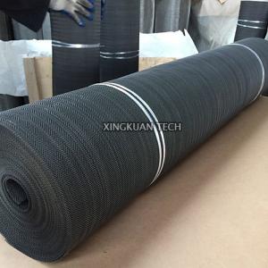 China Black Woven Wire Mesh Cloth For Rubber  Plastic Industry  40 Mesh 60 Mesh 80 Mesh on sale