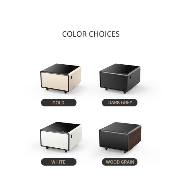 65L Refrigerator Mini Side Fridge for Multi-Function Tea Table and Smart Coffee Table