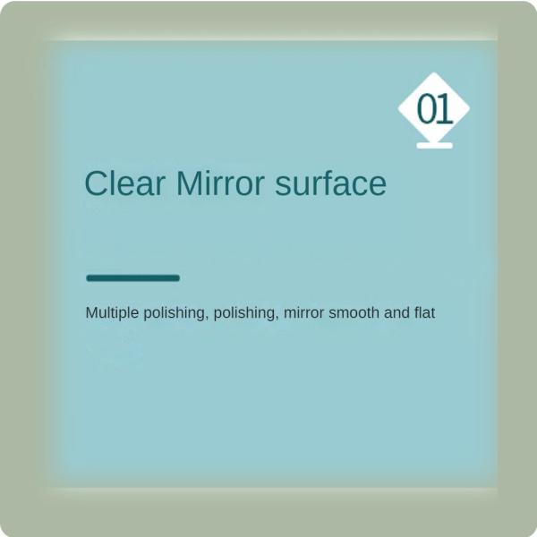 Frameless Square Small Decor Inflatable Ball Wall Mirror for Modern Bathroom Decoration