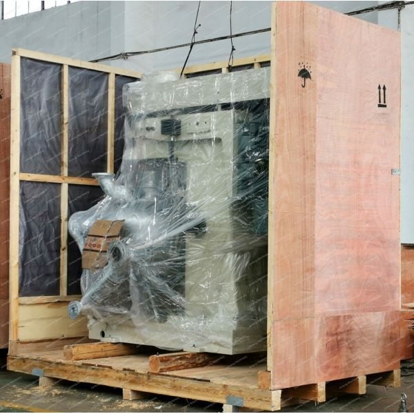 Industrial equipment packaging for shipment
