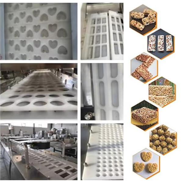 Swelled candy rice cutting machine cereal bar forming and cutting machine