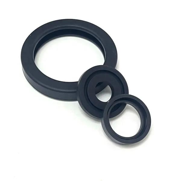 Customized Silicone Rubber Ring, Black Circular Rubber Gasket