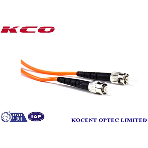 OM2 62.5/125 Multimode Fiber Optic Patch Cord 2.0m ST/UPC for High-Density Connectivity