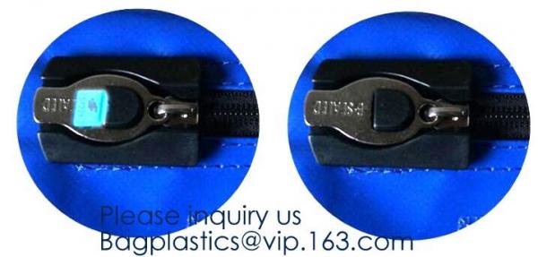 Custom Multi Function Waterproof Nylon Security Night Deposit Bags Zipper Locking Bank Bag For Cash Money, bageasae