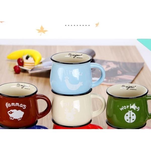 Round Milk Cans 9.5x8.4cm Personalised Ceramic Mugs