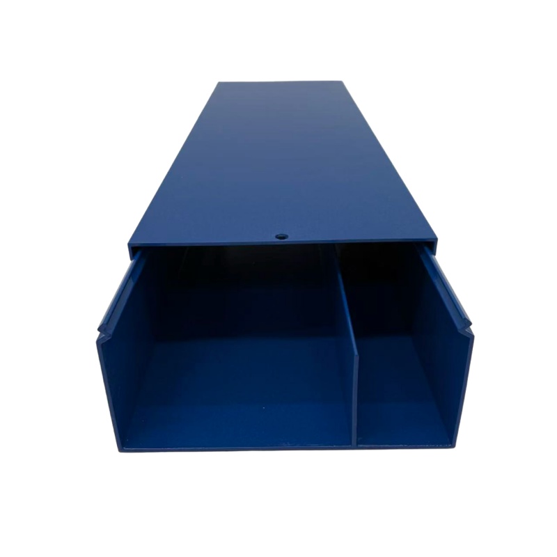 Industrial Grade Rectangular Ventilation Channel Cable Tray Fireproof Corrosion Resistant Spray Aluminium Alloy Construction
