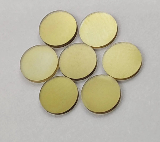 Yellow Single Crystal MCD Diamond Plates , Cutting Tool Diamond Round Disc