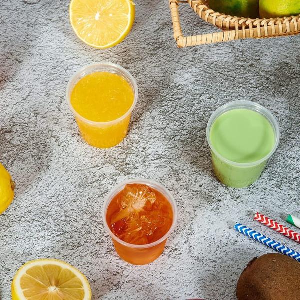 Customized Logo Disposable PP Plastic Cup for Drinking Juice Transparent Various Size