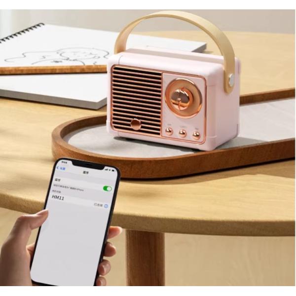 Mini Retro Bluetooth Speaker Wireless Multi Functional Bluetooth Speaker 5.3