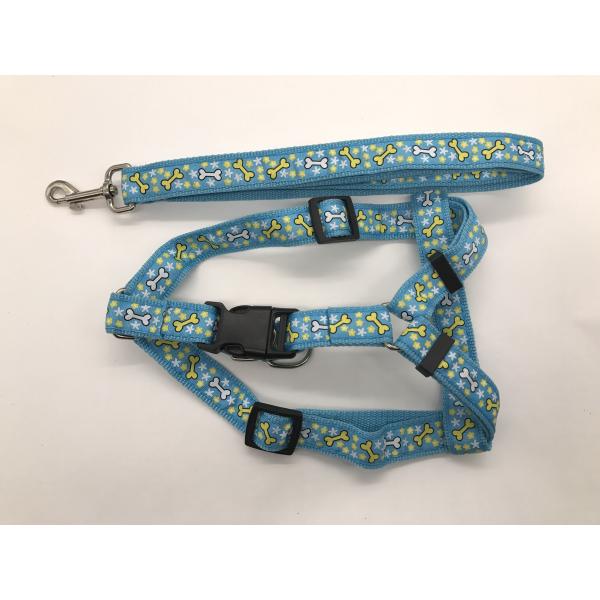 Customization Cute Nylon Material Dog Chest Harness 43cm - 52cm Size