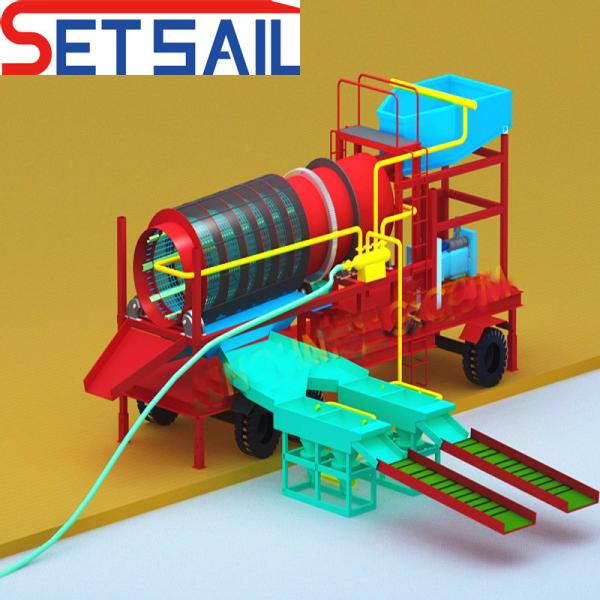 Sell Gold Diamond Mining Equipment with Gravity Separator Package Size