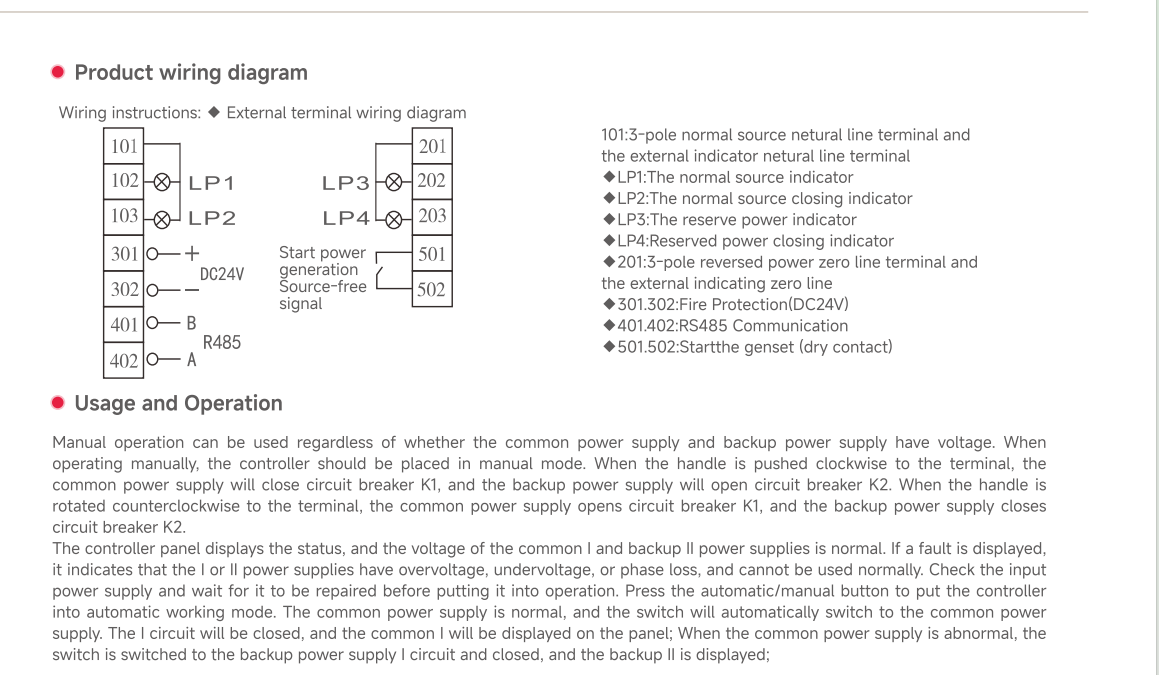 Dual Power Automatic Transfer Switch