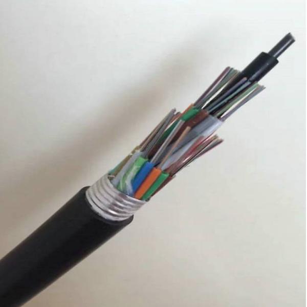 48 Core Loose Tube Stranded GYTS Microduct Cable PE Jacket