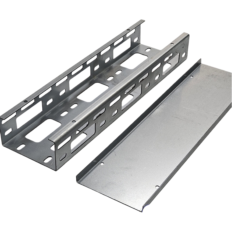 Industrial Cable Tray Galvanized Perforated Cable Management Tray For Workshop Floor