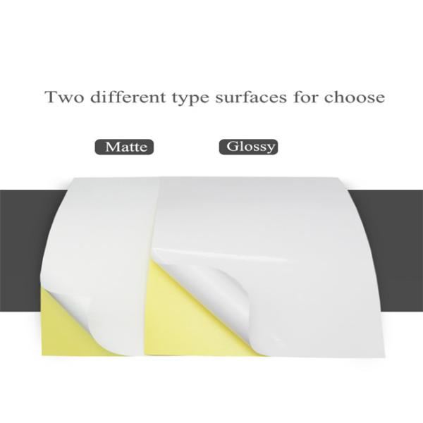 A4 White Matte Glossy Self Adhesive Sticker Paper