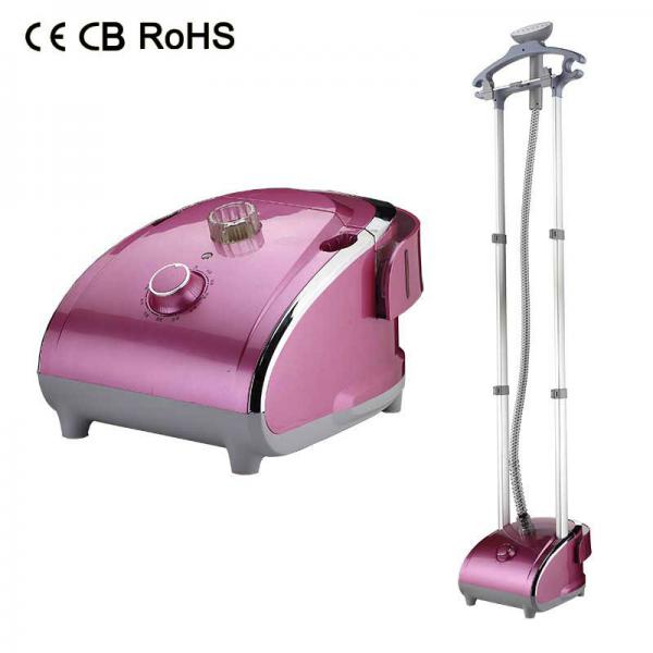 Buy 220 V Spray Color Stand Up Clothes Steamer , Double Poles Clothes Fabric Steamer at wholesale prices