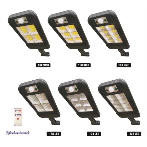 3.7V 3000mAh Pole Solar Street Light , Remote Control Outdoor Security Light