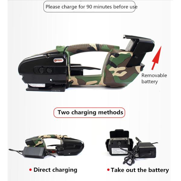 Design Automatic Battery Powered Pallet Strapping Machine with Tensive Force of 60-2800N