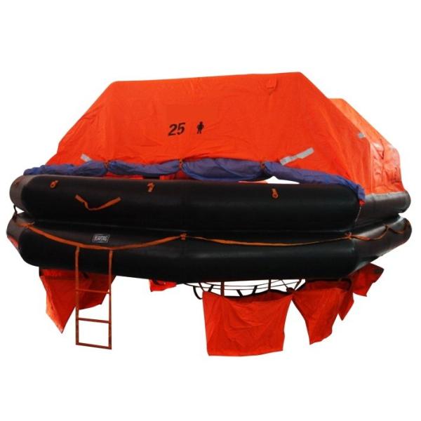 4 Man Marine Life Saving Equipment Throw-Overboard Inflatable Liferaft