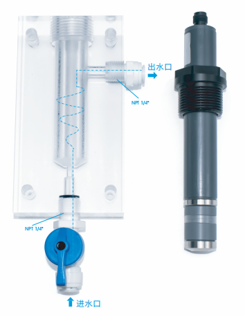 High Accuracy Digital Total Chlorine Sensor RS485 4-20mA Output