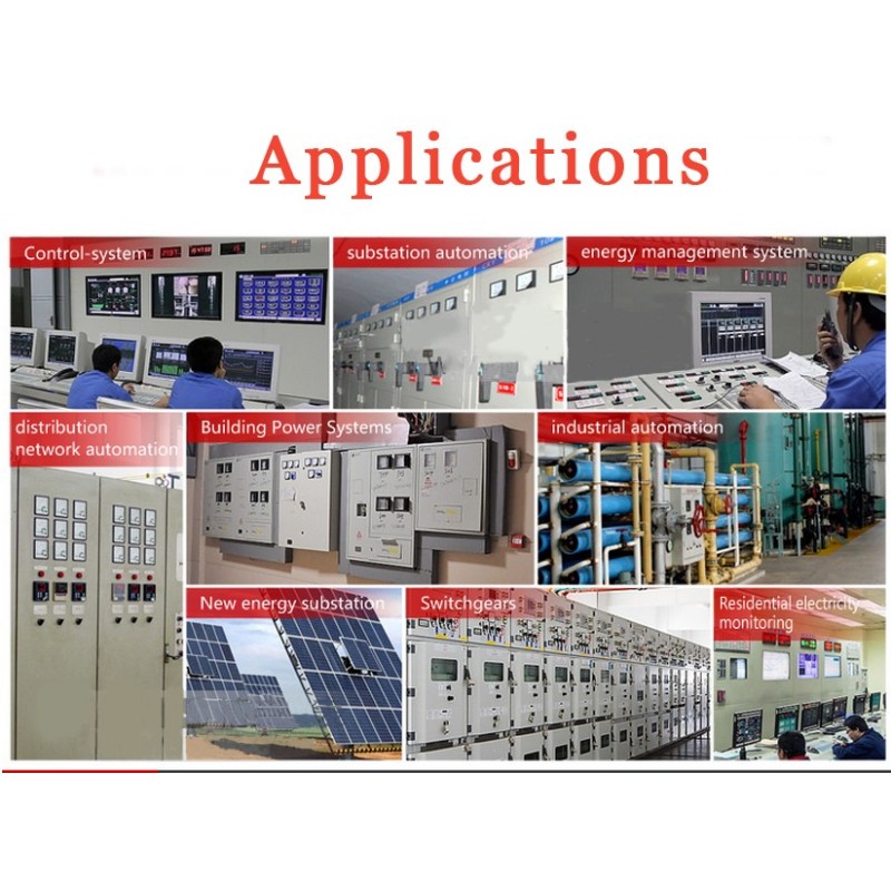 1 Phase Digital Panel Meter Voltmeter Programmable Features 96*96 LED 4-Digit Display RS485 Communication 0.5 Accuracy Voltage