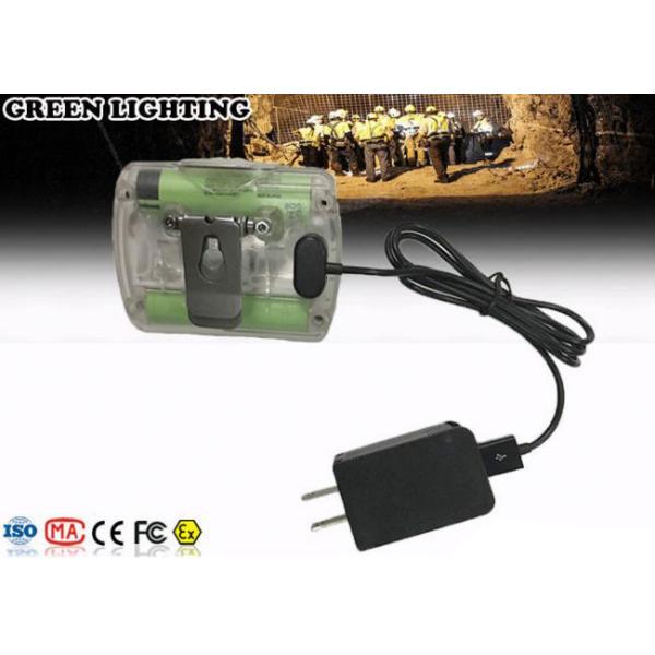 10000 Lux Rechargeable LED Mining Light , portable OLED Screen CREE Led Cap Lamp