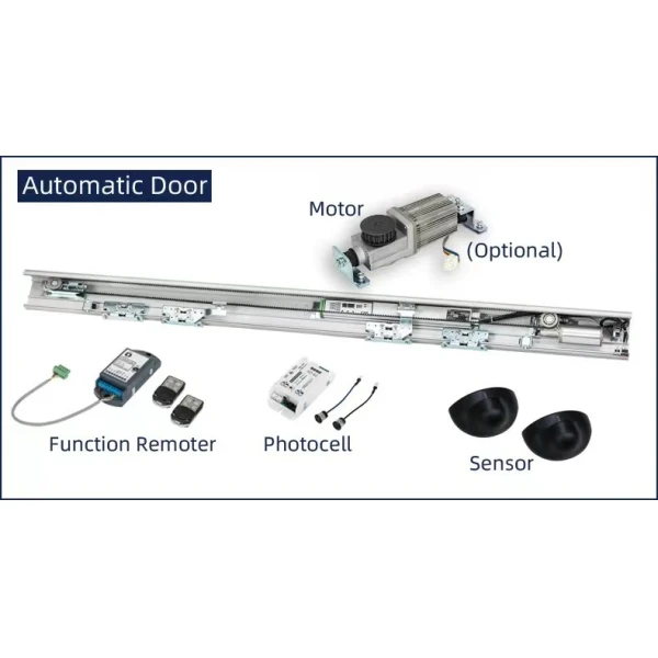 Microcomputer Controller Automatic Telescopic Sliding Door motorized