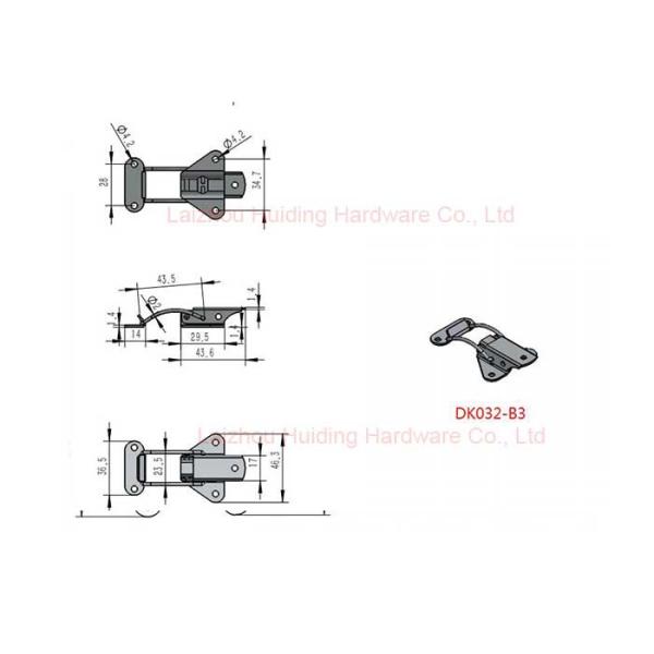 DK032 Small Toolbox Toggle Latch Metal