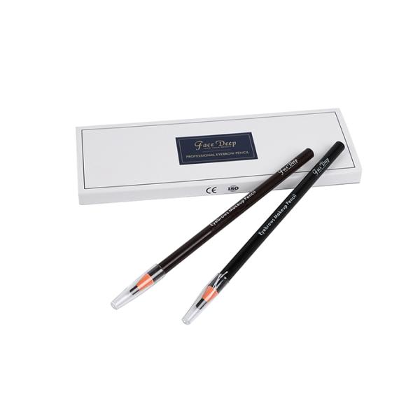 Makeup Brown Black Microblading Eyebrow Pencil Kit 2pcs/Box