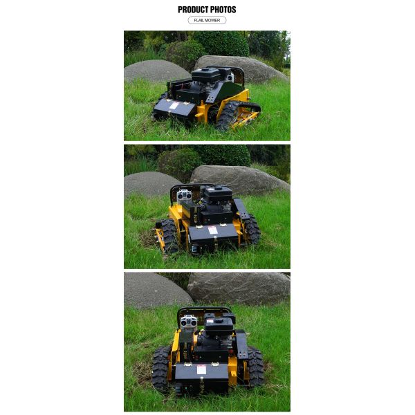 Professional-level DIY Cordless Grass Shredder Grass Box Single Cylinder Engine 1000m Remote Control for Petrol/Gasoline Garden