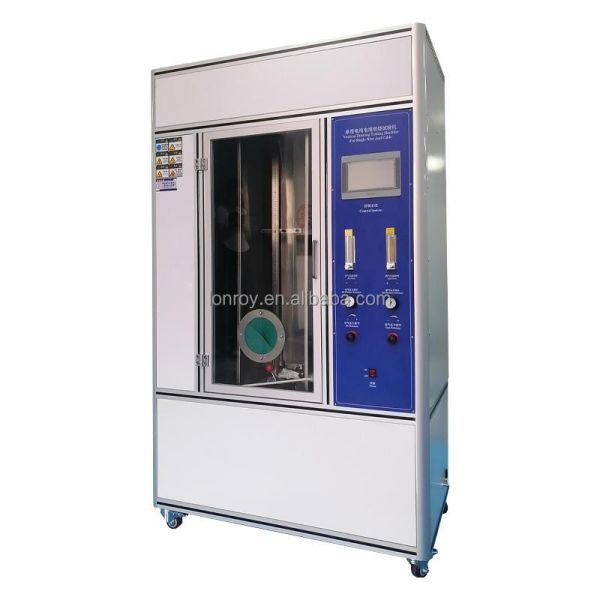 EN 50265 IEC 60332 Touch Screen Single Wire Vertical Combustion Testing Machine Single Cables Combustion Resistance Test