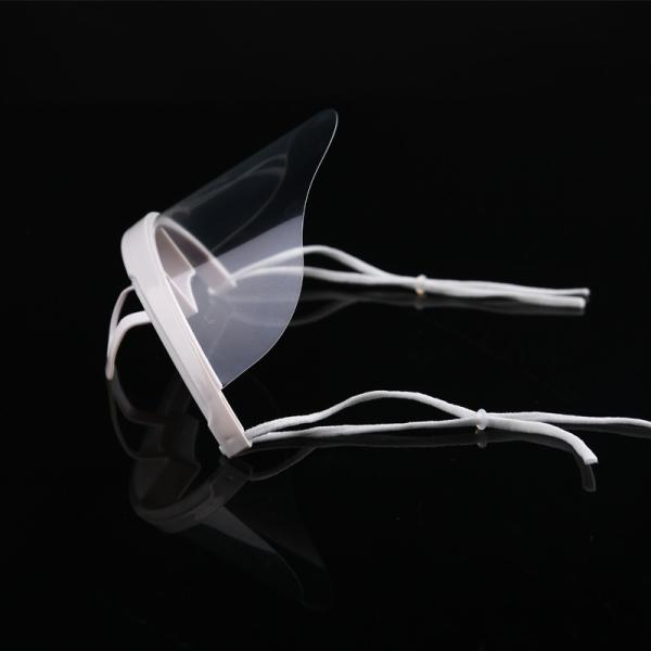 Earloop Style Transparent Plastic Face Cover For Chef