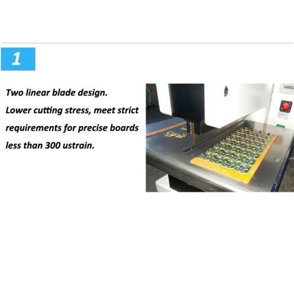 FR4 0.7MPa PCB V Cut Machine Pneumatic Driven For Metal Boards