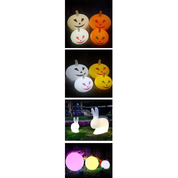 Event decorative Plastic Halloween pumpkin lantern