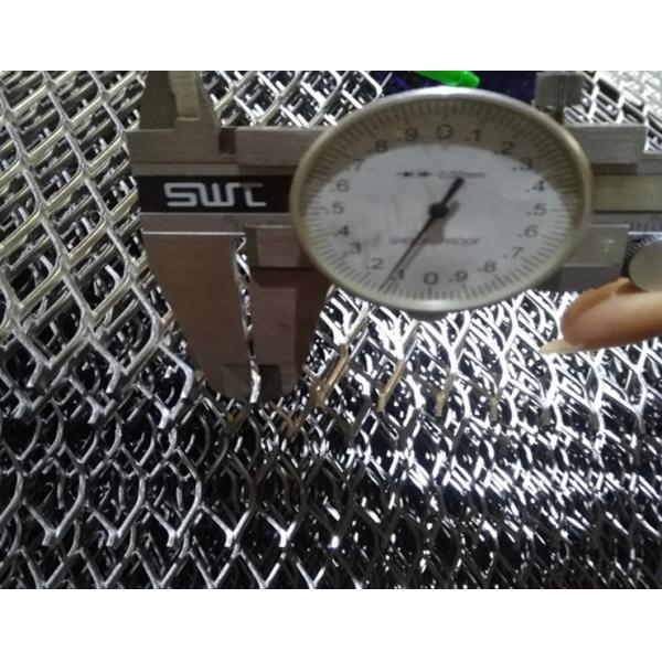 Pvc Coated Decorative Screen Cladding Expanded Metal Wire Mesh Flattened 0.3mm