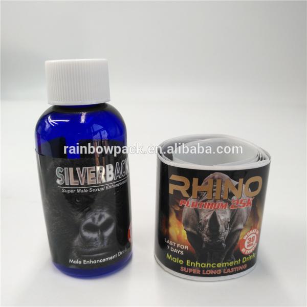 Adhesive Waterproof 3D Shrink Sleeve Labels