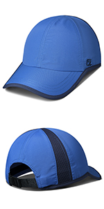 Custom Sports Golf Hat Fitted Solid Caps Performance Cap, Performance Running Hat, Stretchy Fabric with Vented Mesh
