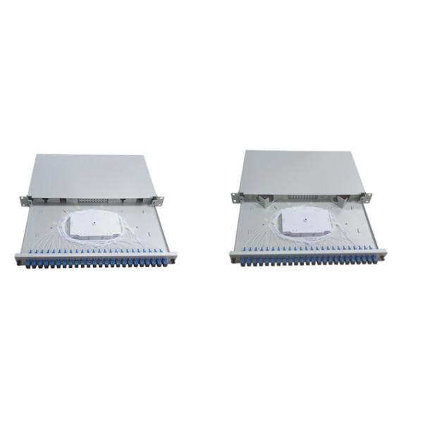 12FO Rack Mount 1u 24fibers Splicing Patch Panel