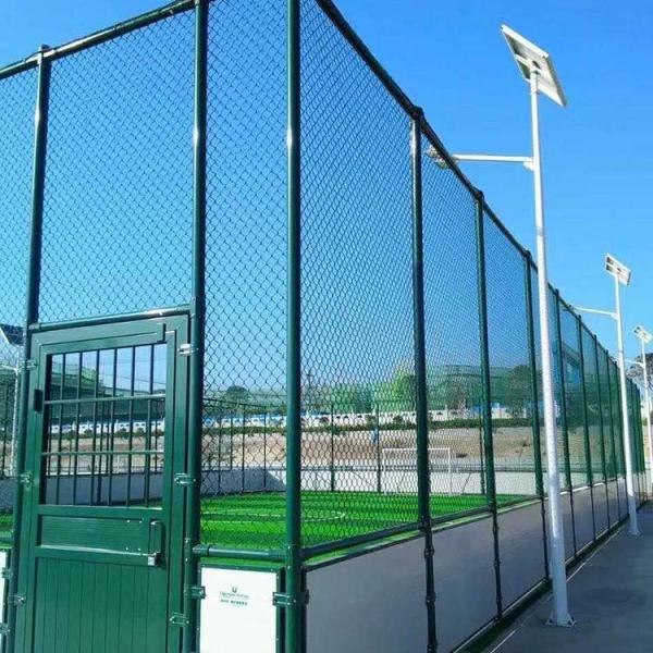 Garden Diamond Chain Link Fence 3-4mm Diameter Mesh
