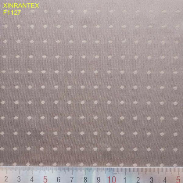 F1127 Suit lining, dot dobby jacquard weaving for jacket lining garment lining
