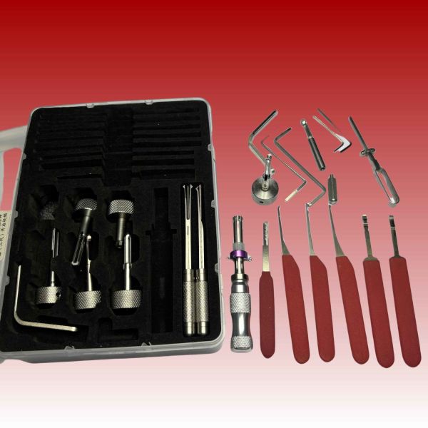 7pcs Hook Set Lock Picking Tools Model 2508 with Metal Material for Locksmith and Civil Use