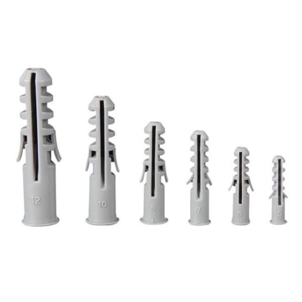 M10 Symmetrical Plastic Wall Plug Screw Fastener Self Tapping