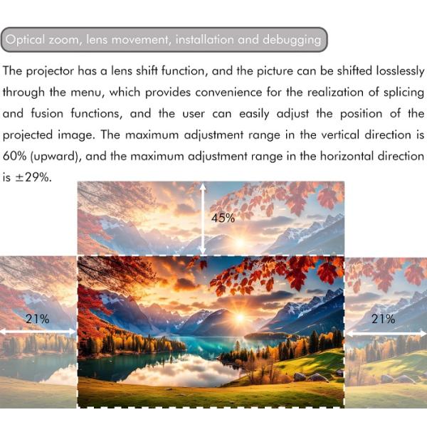 High Brightness 3LCD Large Venue Laser Projector Large Venue