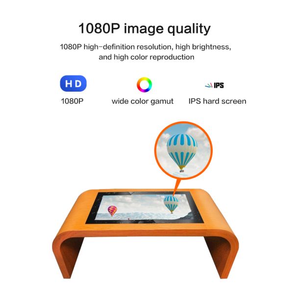 43 inch ZXTLCD Android System Modern Living Room Smart Touch Coffee Table