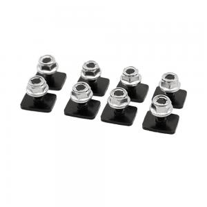 China Universal Black Stainless Steel Eye Bolt Eye Nut For 4x4 Luggage Roof Rack on sale